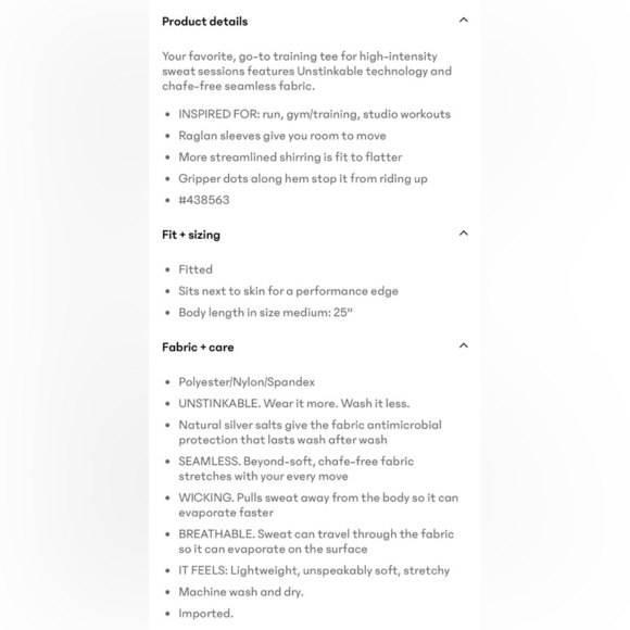 Women’s Athleta Fastest Track Tee Short Sleeve Workout Athletic Top Size Large - Picture 16 of 16